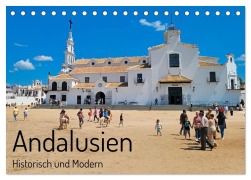 Cover-Bild zum Titel 'Andalusien, historisch und modern (Tischkalender 2026 DIN A5 quer), CALVENDO Monatskalender' von 'Herbert Böck'
