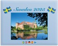 Burde Wandkalender Schweden mit Kuvert 2025 - 