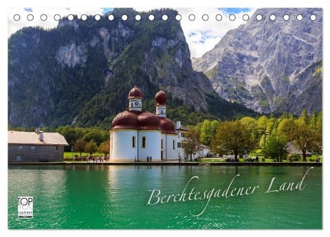 Berchtesgadener Land (Tischkalender 2024 DIN A5 quer), CALVENDO Monatskalender - Dominik Wigger