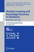 Cover-Bild zum Titel 'Machine Learning and Knowledge Discovery in Databases. Applied Data Science Track' von ''