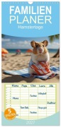 Cover-Bild zum Titel 'Familienplaner 2027 - Hamstertage mit 5 Spalten (Wandkalender, 21 x 45 cm) CALVENDO' von 'Heidi Spiegler'