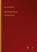 Cover-Bild zum Titel 'Das Lied der Parzen' von 'Alfred Schirokauer'