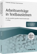 Cover-Bild zum Titel 'Arbeitsverträge in Textbausteinen - inkl. Arbeitshilfen online' von 'Friederike Steininger, Kaja Herrmann'