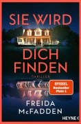 Cover-Bild zum Titel 'Sie wird dich finden' von 'Freida McFadden'
