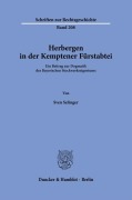 Cover-Bild zum Titel 'Herbergen in der Kemptener Fürstabtei' von 'Sven Selinger'