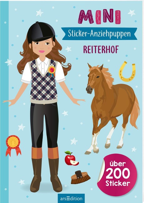 Mini-Sticker-Anziehpuppen - Reiterhof - 