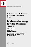 Cover-Bild zum Titel 'Bildverarbeitung für die Medizin 2013' von ''
