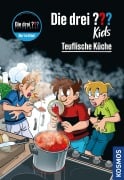 Cover-Bild zum Titel 'Die drei ??? Kids, 104, Teuflische Küche' von 'Ulf Blanck'