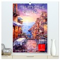 Italienische Riviera - wunderschöne Küste (hochwertiger Premium Wandkalender 2025 DIN A2 hoch), Kunstdruck in Hochglanz - Peter Roder
