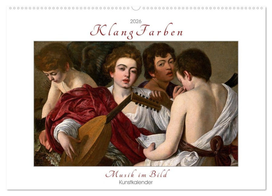 KlangFarben - Musik im Bild Kunstkalender (Wandkalender 2026 DIN A2 quer), CALVENDO Monatskalender - Timearts Kunstkalender
