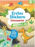 Cover-Bild zum Titel 'Erstes Stickern Metallic - Dinosaurier' von ''