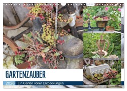 Cover-Bild zum Titel 'Gartenzauber (Wandkalender 2026 DIN A3 quer), CALVENDO Monatskalender' von ''