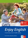 Cover-Bild zum Titel 'Let's Enjoy English A1.2 - Hybrid Edition allango' von ''