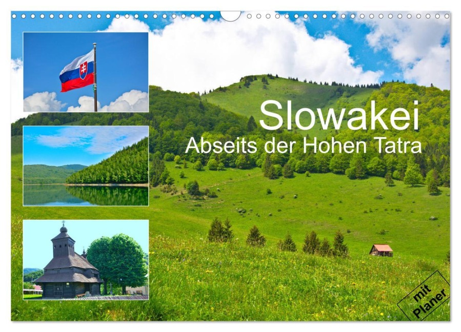 Slowakei - Abseits der Hohen Tatra (Wandkalender 2025 DIN A3 quer), CALVENDO Monatskalender - Lost Plastron Pictures