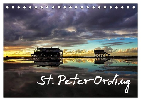 St. Peter-Ording (Tischkalender 2025 DIN A5 quer), CALVENDO Monatskalender - Peter Schürholz