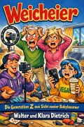 Cover-Bild zum Titel 'Weicheier - Die Generation Z aus Sicht zweier Babyboomer' von 'Walter Dietrich, Klara Dietrich'