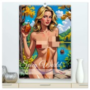 Spicy World - Oh, Kanada (hochwertiger Premium Wandkalender 2026 DIN A2 hoch), Kunstdruck in Hochglanz - Sell Pixs:Sell
