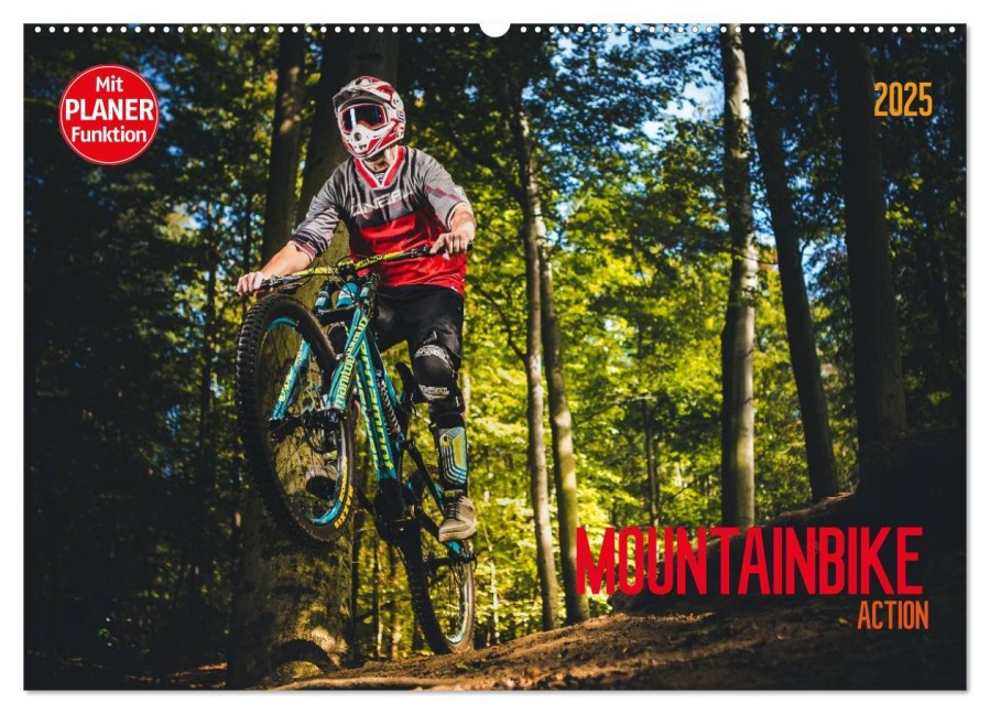 Mountainbike Action (Wandkalender 2025 DIN A2 quer), CALVENDO Monatskalender - Dirk Meutzner
