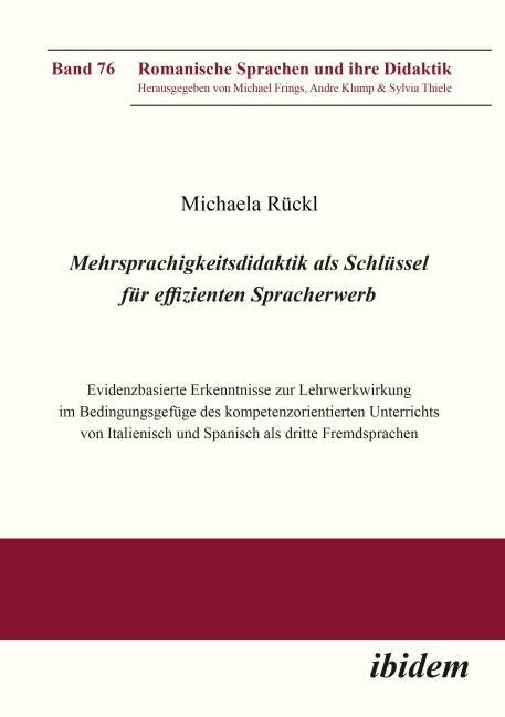 Mehrsprachigkeitsdidaktik als Schlüssel für effizienten Spracherwerb - Michaela Rückl