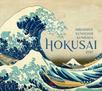 Cover-Bild zum Titel 'Hokusai Kalender 2027 | Hiroshige, Kuniyoshi, Kunisada' von 'Katsushika Hokusai, Ackermann Kunstverlag GmbH'