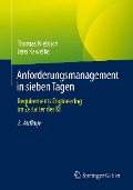 Cover-Bild zum Titel 'Anforderungsmanagement in sieben Tagen' von 'Thomas Niebisch, Jens Kawelke'
