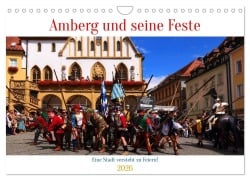 Cover-Bild zum Titel 'Amberg und seine Feste (Wandkalender 2026 DIN A4 quer), CALVENDO Monatskalender' von 'Joe Aichner'