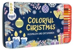 Cover-Bild zum Titel 'Colorful Christmas Designdose' von 'Frechverlag'