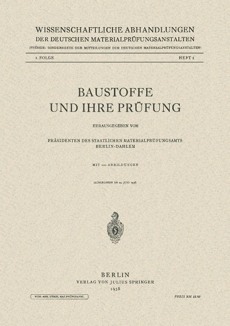 Baustoffe und Ihre Prüfung - 