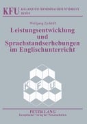 Cover-Bild zum Titel 'Leistungsentwicklung und Sprachstandserhebungen im Englischunterricht' von 'Wolfgang Zydatiß'