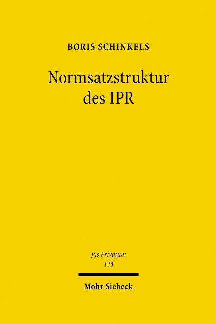 Normsatzstruktur des IPR - Boris Schinkels
