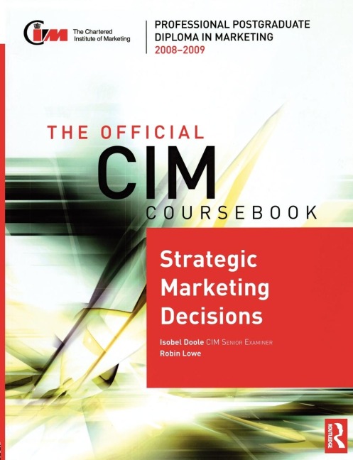 The Official CIM Coursebook - Isobel Doole, Robin Lowe