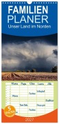 Cover-Bild zum Titel 'Familienplaner 2027 - Unser Land im Norden mit 5 Spalten (Wandkalender, 21 x 45 cm) CALVENDO' von 'Jens Siebert'