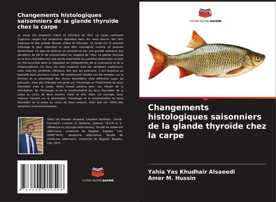 Changements histologiques saisonniers de la glande thyroïde chez la carpe - Yahia Yas Khudhair Alsaeedi, Amer M. Hussin