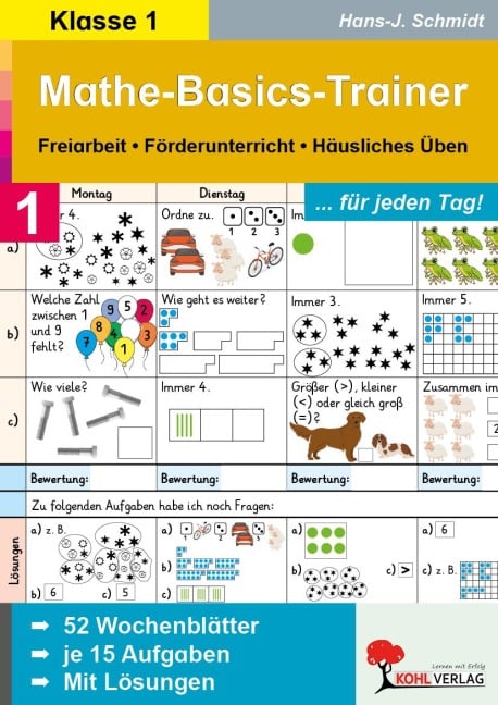 Mathe-Basics-Trainer / 1. Schuljahr - Hans-J. Schmidt