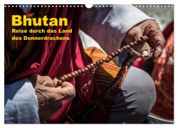 Cover-Bild zum Titel 'Bhutan - Reise durch das Land des Donnerdrachens (Wandkalender 2026 DIN A3 quer), CALVENDO Monatskalender' von 'Thomas Krebs'