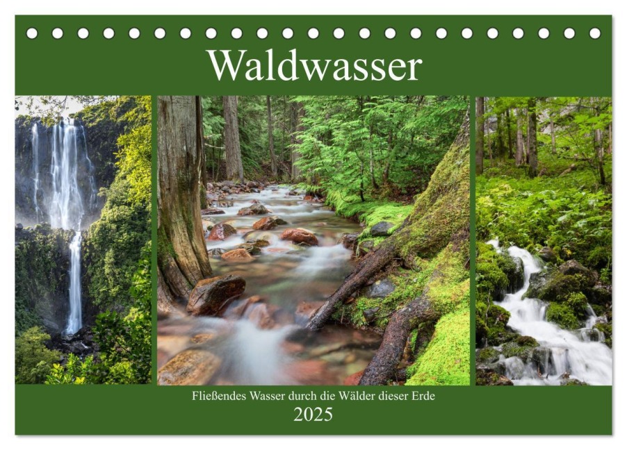 Waldwasser (Tischkalender 2025 DIN A5 quer), CALVENDO Monatskalender - Thomas Klinder