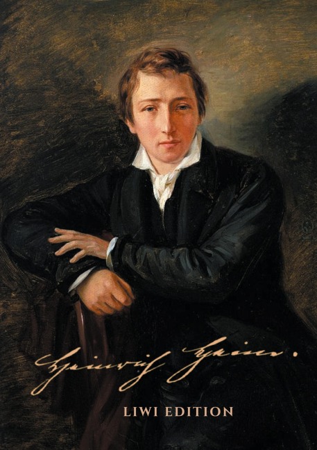 Notizbuch für Autoren - schön gestaltet mit Leseband - A5 Hardcover liniert - "Heinrich Heine" - 100 Seiten 90g/m² - FSC Papier - Notizbuch A5, Notebook A5