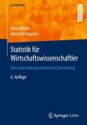 Cover-Bild zum Titel 'Statistik für Wirtschaftswissenschaftler' von 'Albrecht Ungerer, Irene Rößler'