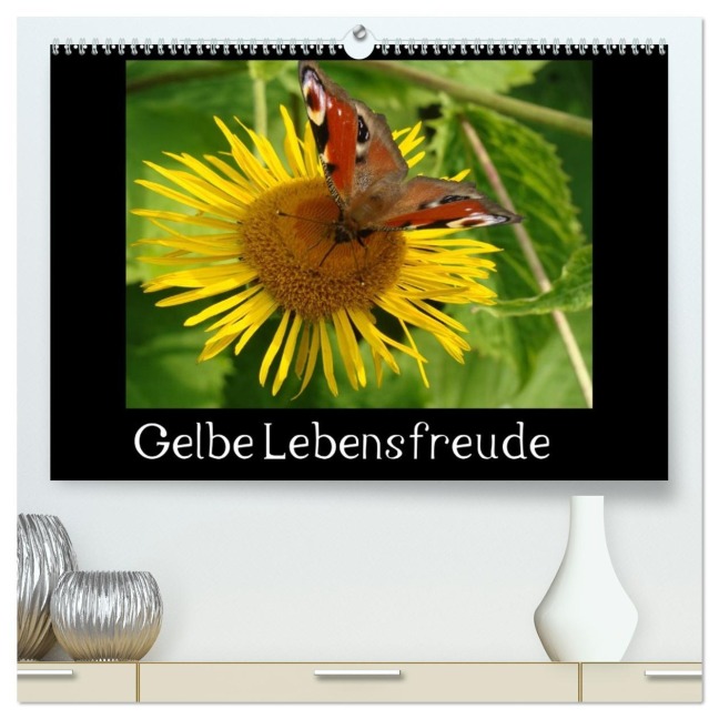 Gelbe Lebensfreude (hochwertiger Premium Wandkalender 2026 DIN A2 quer), Kunstdruck in Hochglanz - Sven Herkenrath