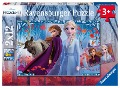 Ravensburger Kinderpuzzle - 05009 Reise ins Ungewisse - Puzzle für Kinder ab 3 Jahren, mit 2x12 Teilen, Puzzle mit Disney Frozen - 