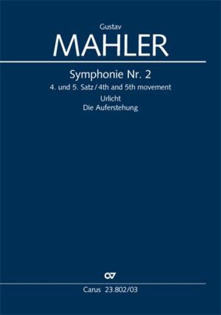 Symphonie Nr. 2 (Klavierauszug) - Gustav Mahler