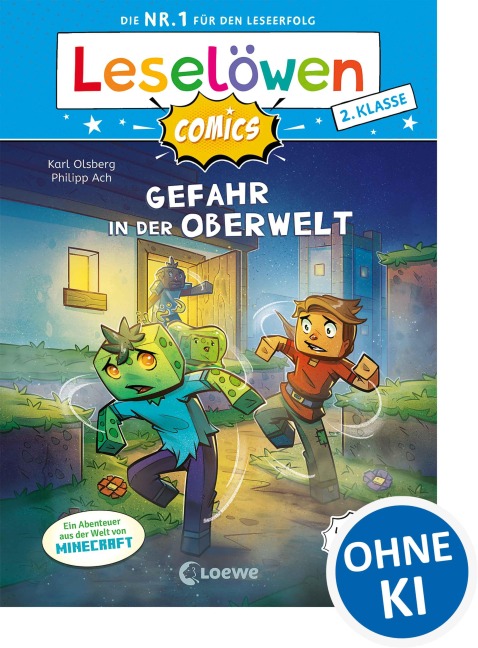 Leselöwen Comics 2. Klasse - Gefahr in der Oberwelt - Karl Olsberg