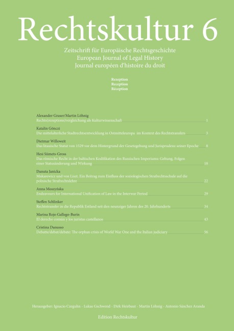 Rechtskultur 6 - 
