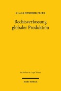 Cover-Bild zum Titel 'Rechtsverfassung globaler Produktion' von 'Klaas Hendrik Eller'