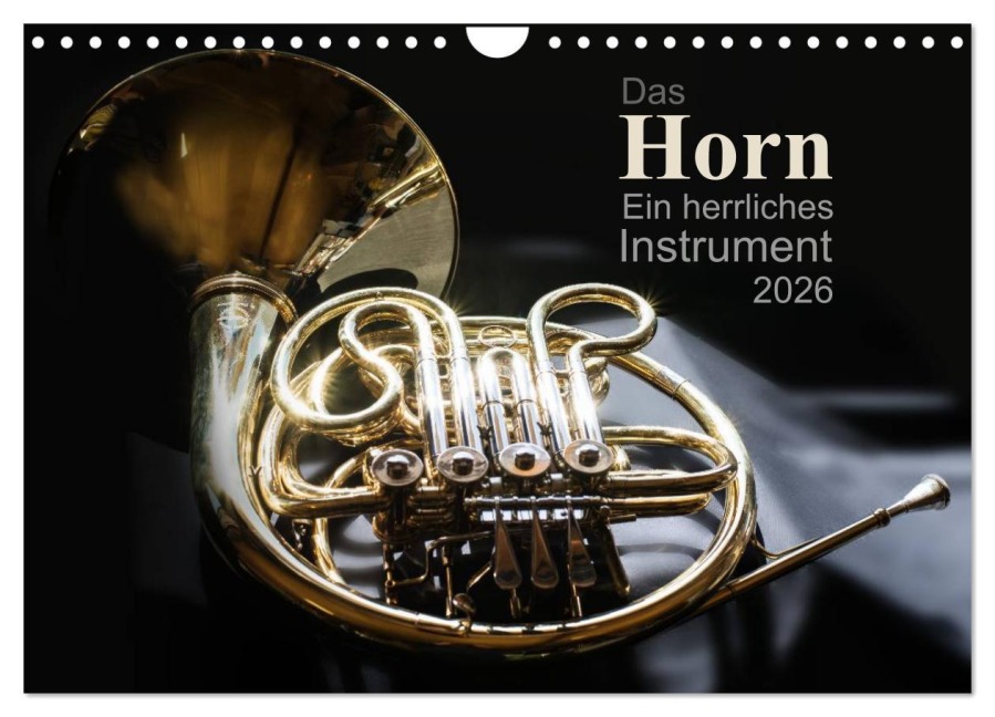 Das Horn, ein herrliches Instrument (Wandkalender 2026 DIN A4 quer), CALVENDO Monatskalender - Christiane Calmbacher