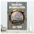 Deutsche Handelsschiffe vor 1945 (hochwertiger Premium Wandkalender 2024 DIN A2 hoch), Kunstdruck in Hochglanz - Hans-Stefan Hudak