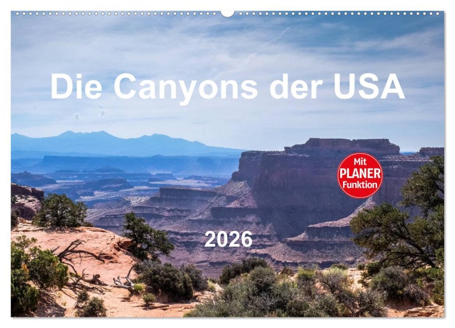 Die Canyons der USA (Wandkalender 2026 DIN A2 quer), CALVENDO Monatskalender - MIBfoto Brückmann