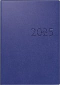 rido/idé 7023016305 Buchkalender Modell studioplan int. (2025)| 2 Seiten = 1 Woche| 168 × 240 mm| 160 Seiten| Kunstleder-Einband Prestige| blau - 