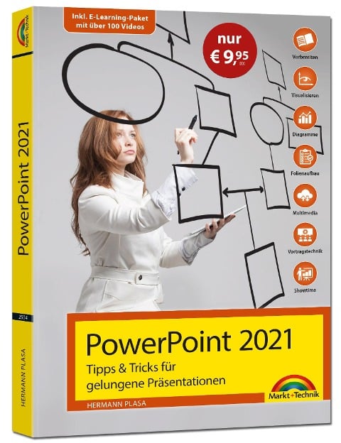 PowerPoint 2021 Tipps und Tricks für gelungene Präsentationen und Vorträge. Komplett in Farbe - Hermann Plasa