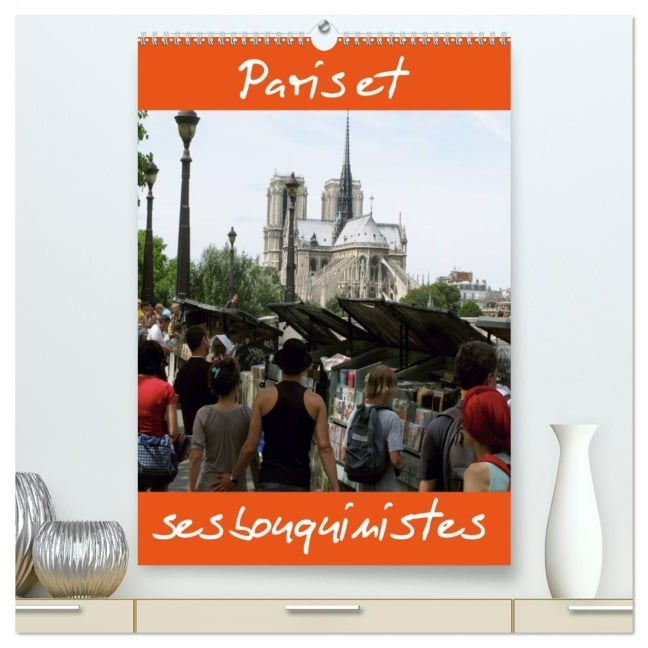 Paris et ses bouquinistes (Calendrier mural 2026 DIN A2 horizontal) calendrier de bureau - Capella Mp